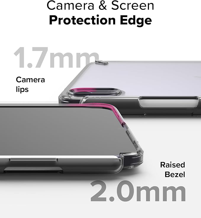 Ringke Fusion [Overcharge Prevention] Compatible with iPad mini 6 Case (6th Generation) and iPad mini A17 Pro Case Transparent Hard Back TPU Bumper Cover with Pen Holder - Smoke Black