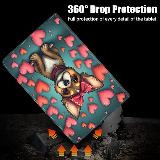Cartoon Dog with Bow On Head