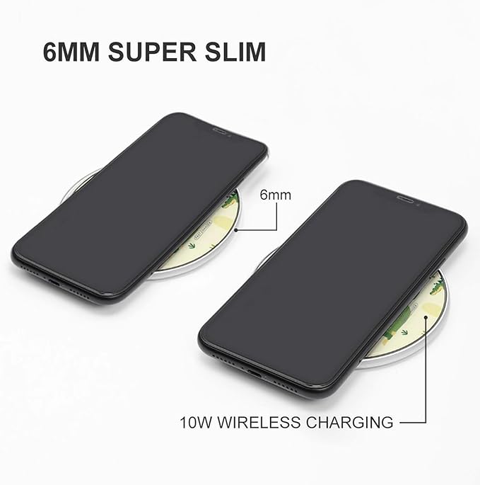 Alligators Cactus Phone Charger Magnetic Charging Pad Anti-Slip with USB Cable