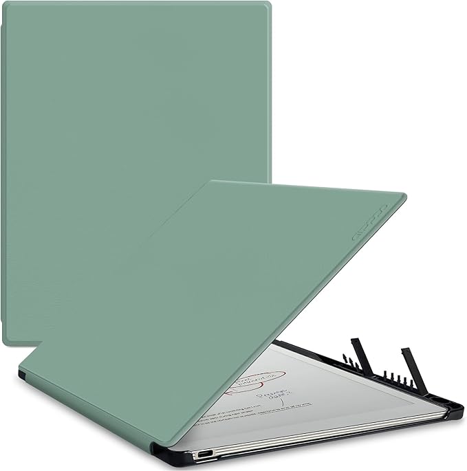 Case for Remarkable Paper Pro Tablet 11.8 (Released in 2024) Hard Back Shell Protective Book Folio Cover with Built-in Pen Holder with Auto Sleep/Wake Function.
