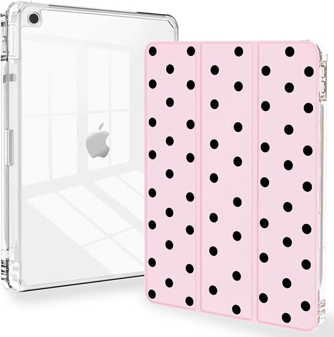 Pink Black Polka Dot