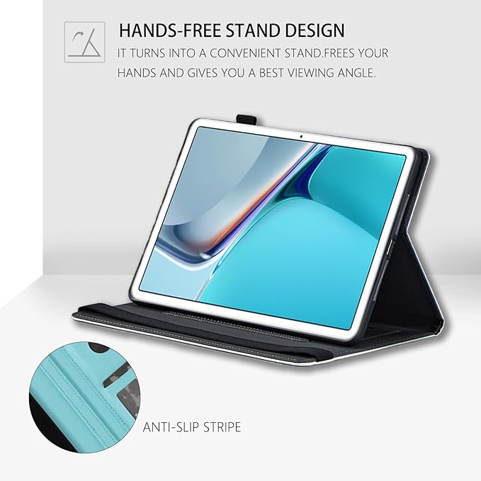 Case for iPad Air 11 Inch (M3 2025/M2 2024)iPad Air 5th/4th Generation 10.9 Inch 2022/2020Premium PU Leather Cover with Auto Sleep WakeAfrican Woman