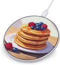Blueberry Raspberry Pancakes (1) Wireless Charger Anti-Slip Wireless Charging Pad Slim Charger Mat for Men Women