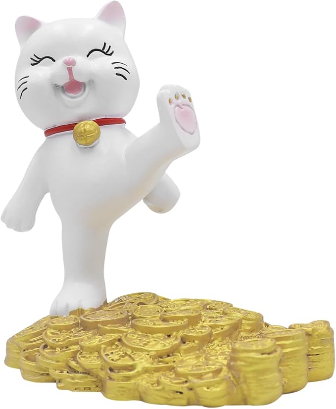 White Cat Standing