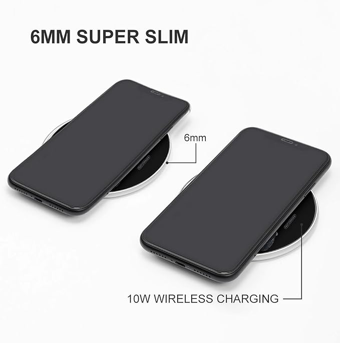 Let's Go Racing Phone Charger Magnetic Charging Pad Anti-Slip with USB Cable