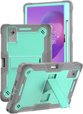 for Lenovo Idea Tab Plus/Tab K12（12.1 Inch） Android Tablet Protective caseShockproof Lightweight Silicone Protective Cover with StandChild-Friendly ProtectionEasy to Clean DesignMint Green