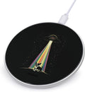 Spaceship French Bulldog Wireless Charger Anti-Slip Wireless Charging Pad Slim Charger Mat for Men Women