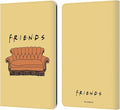 Head Case Designs Officially Licensed Friends TV Show Couch Iconic Leather Wallet Case Compatible with Kindle Paperwhite 1/2 / 3