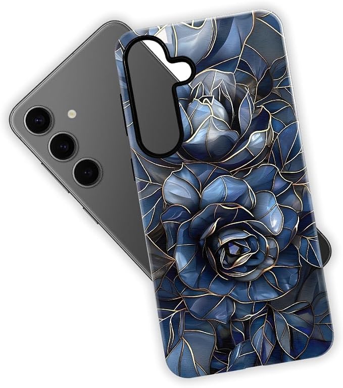 Rose Floral Stained Glass