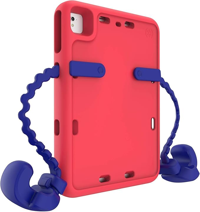 Speck Products Case-E Fits iPad 9.7-Inch iPad Pro iPad Air 2/iPad Air 1 Case for Kids Sandia Red/Brilliant Blue
