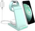Wireless Charger for Samsung Charging Station - NANAMI 3 in 1 Android Phone Trio Multiple Devices Charger for Samsung Galaxy S26 S25 S24 S23 S22 Serial/Z Flip 7/Fold 7/Buds Galaxy Watch 6/5 Pro/4
