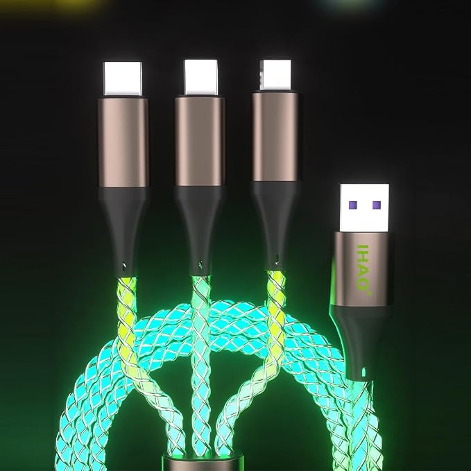 Colorful RGB Current Flowing Multi Connector 3IN1
