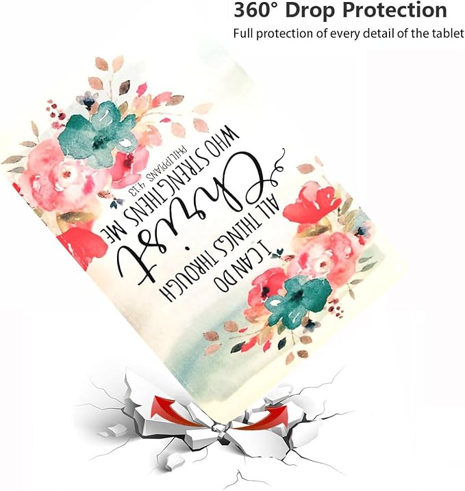 Floral Quote Bible Verse Philippians 4-13