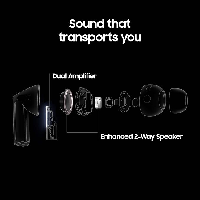 Samsung Galaxy Buds 3 Pro AI True Wireless Bluetooth Earbuds Noise Cancelling Sound Optimization Redesigned Comfort Fit Silver [US Version Amazon Exclusive 2Yr Warranty]