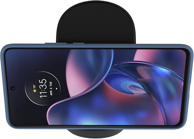Motorola TurboPower 15W Wireless Stand Fast Convenient Charging for Moto G Power 2024/2025 Stylus (2025) Stylus 5G 2024 Edge 2022/2023/2024 Razr/Razr Plus 2023/2024/2025 Razr Ultra