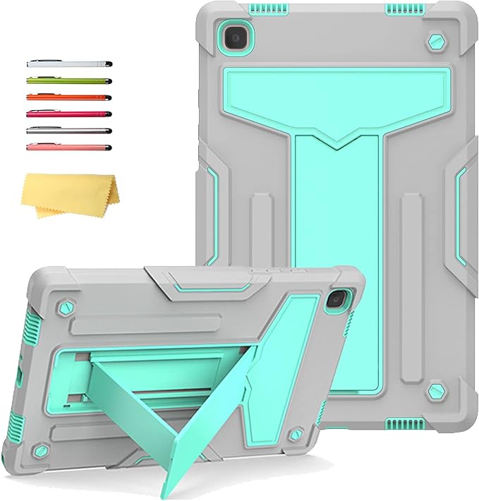 03# Gray & Mint Green