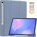 for Galaxy Tab S10 FE Plus Case 13.1 Inch 2025 (Model: SM-X620/SM-X626B) Trifold Stand Cover with S Pen Holder [Auto Wake/Sleep] PU Leather + Soft TPU Back Shell for Tab S10 FE+ 13.1Purple