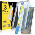 Didisky 3-Pack Matte Screen Protector for Samsung Galaxy S25 Ultra Anti-Glare Anti-Reflecting Glass with Auto-Alignment Kit for Flawless Bubble-Free Installation Supports Ultrasonic Fingerprint ID