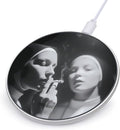 Nuns Smoking Phone Charger Magnetic Charging Pad Anti-Slip with USB Cable