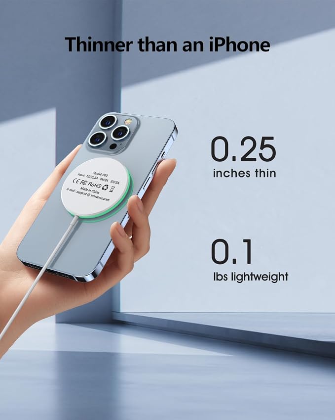 White Mag-safe Charger