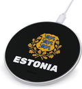 Estonia Estonian National Emblem Phone Charger Magnetic Charging Pad Anti-Slip with USB Cable