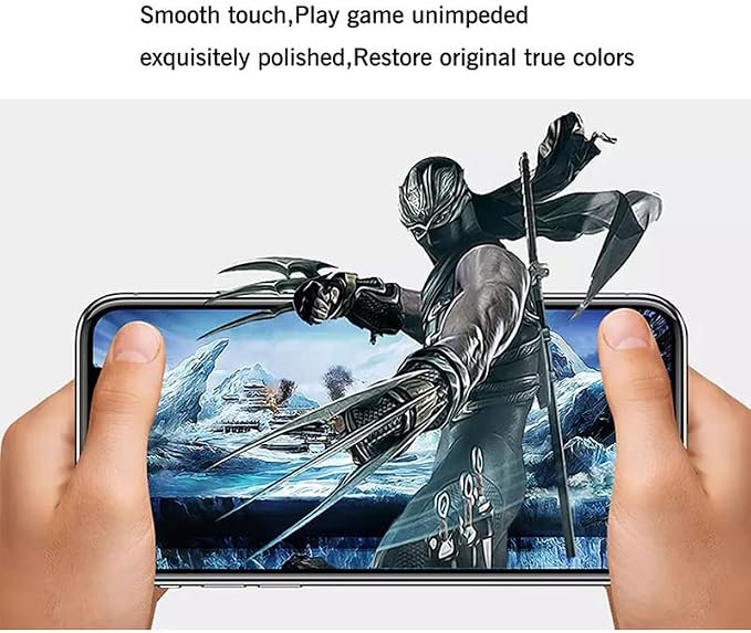 Black Case + Tempered Glass*2