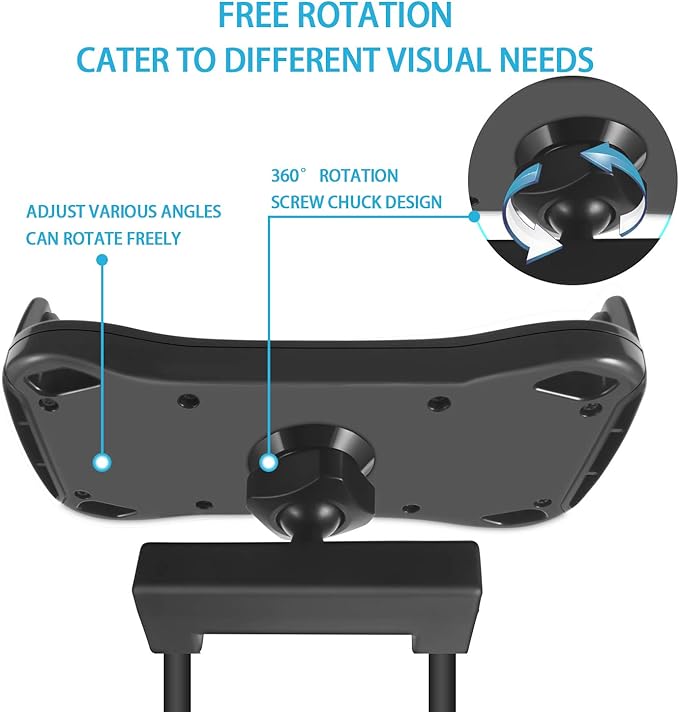2in1 Cell Phone Neck Holder Handfree for Sleeping Magnetic Lazy Neck Phone Mount for Bedroom Reading Watching Movie