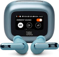 JBL Live Beam 3 - True Wireless Noise-Cancelling Stick-Closed Earbuds 48Hrs Total Playback Wireless Charging 6 Mics for Perfect Calls Multi-Point Connection IP55 Waterproof and dustproof (Blue)