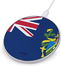 Flag of The Pitcairn Islands Fast Portable Charger 10W Funny Graphic Phone Charging Pad with USB Cable