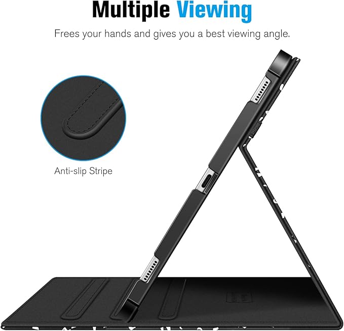 Fintie Case for Samsung Galaxy Tab S8 Plus 2022/S7 FE 2021/S7 Plus 2020 12.4 Inch with S Pen Holder Multi-Angle Viewing Cover with Pocket Auto Wake/Sleep Composition Book