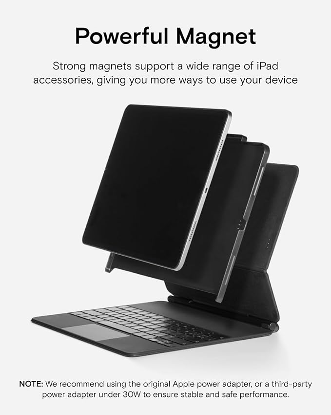 MOFT Snap Tablet Case for iPad Pro 11 (M5 2025 /M4 2024) with Pencil Holder Magic Keyboard Compatible Slim Lightweight Magnetic Case Connect to Versatile Snap Stands