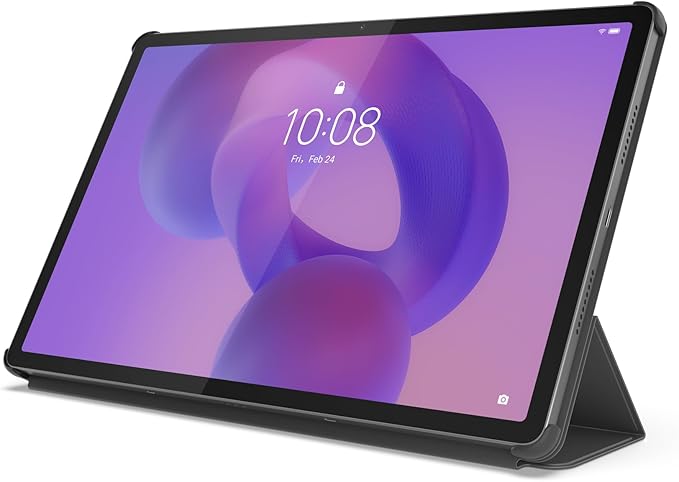 Lenovo Folio Case for Idea Tab Pro Protective Tablet Cover with Built in Pen Holder Sleep/Wake Function &amp Convertible Stand PU Leather Case Luna Grey