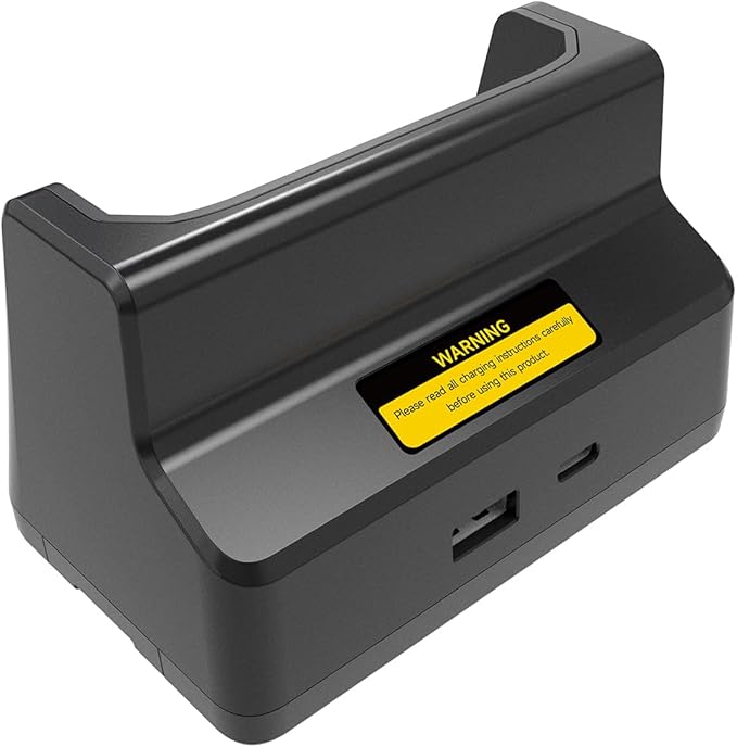 Ulefone Desk Charging Dock for RugKing Rugged Smartphone Pogo Pin Wireless Charging Dual Output 2-in-1 Charger Stand