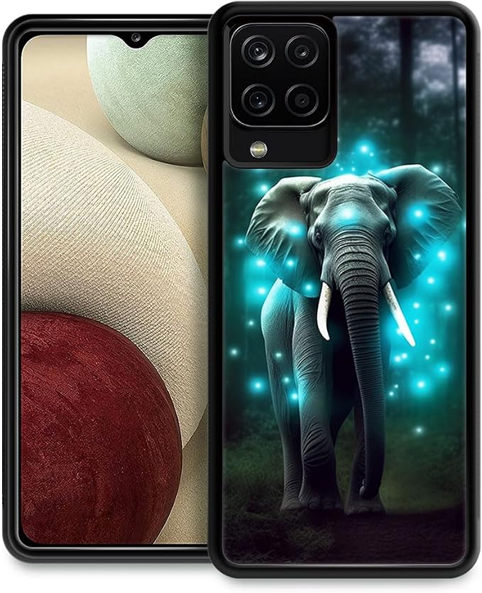 Blue Fluorescence Forest Elephant