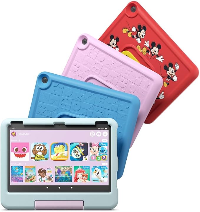 Amazon Kid-Proof Case for Fire HD 10 tablet (Only compatible with 13th generation tablet 2023 release) - Disney Princess