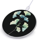Ginkgo Leaves Phone Charger Magnetic Charging Pad Anti-Slip with USB Cable