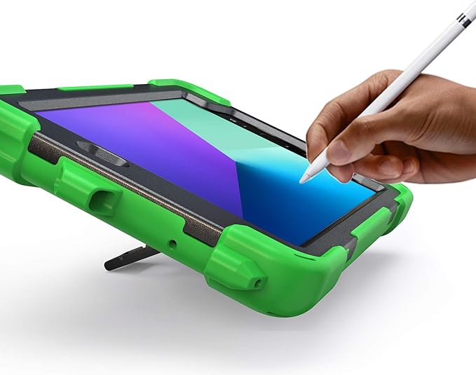 Case for Samsung Galaxy Tab Active 2 8.0 T390 T395 T397 Military Grade [15 ft Drop Tested] Full-Body Shockproof Protective Cover with 360° Rotation Stand Hand Strap &amp Pencil Holder
