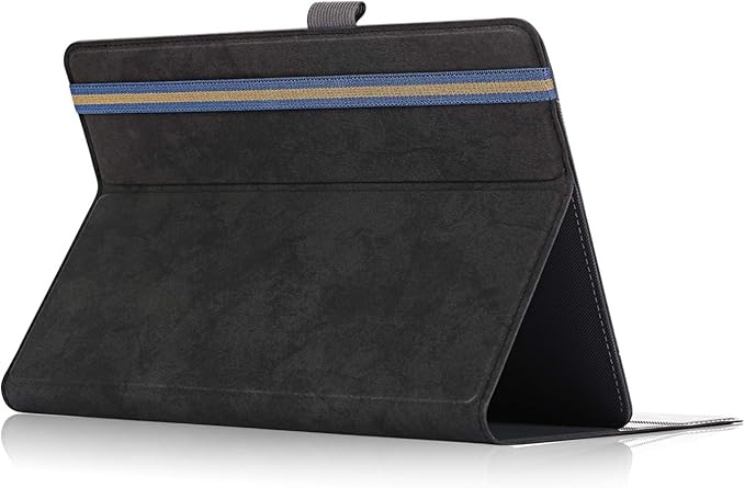 Neezee for 10.1” Aiprotablet A30T/ JUEDUR R900 Tablet Case with Keyboard – Universal Slim 2-in-1 Protective Folio Cover (Black Aiprotablet A30T/ JUEDUR R900)