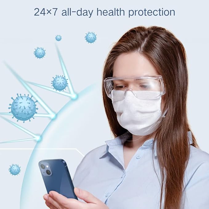 PERFECTSIGHT Sapphire Anti Blue Light Screen Protector Designed for iPhone 13 Pro/iPhone 13 [Medical-Grade Eye Protection] HD Filter 6 Radiations Shatterproof Diamond Hard Tempered Glass (6.1 inch)