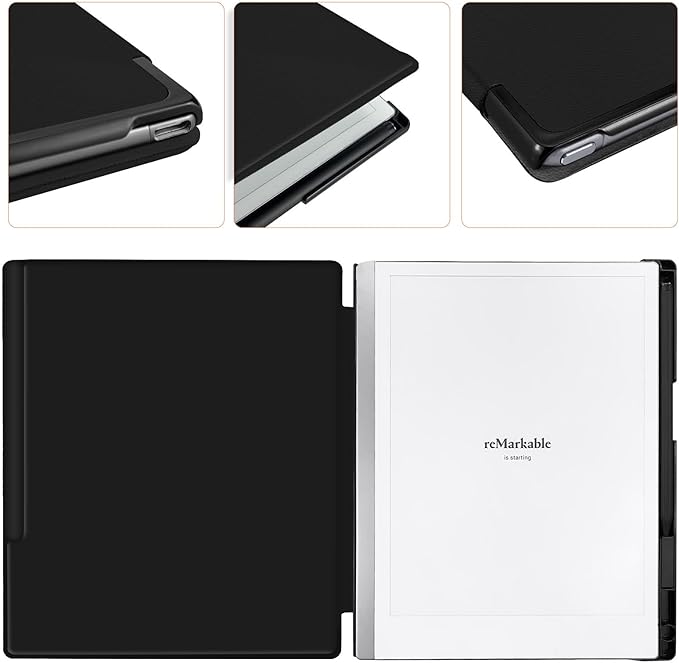 Case for Remarkable 2 Paper Tablet 10.3 2020 ReleasedLightweight and Hard Back Shell Protective Book Folio Cover with Built-in Pen HolderComes with Remarkable 2 Pen Tips.