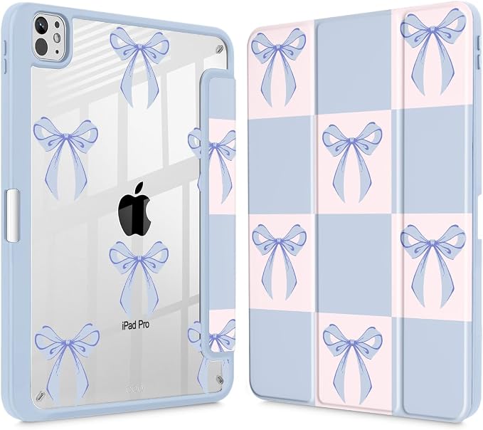 Blue Square Bow