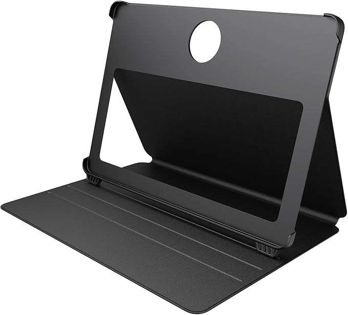 TCL Tablet Case for NXTPAPER 14 Slim PU Leather Flip Cover with 3 Adjustable Angles Magnetic Stylus Attachment Design Auto Sleep/Wake Black