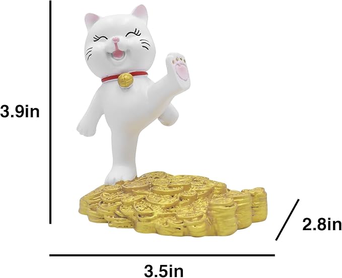 White Cat Standing