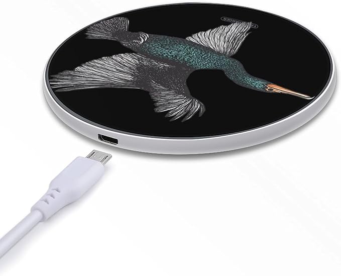 Flying Cormorant Phone Charger Magnetic Charging Pad Anti-Slip with USB Cable