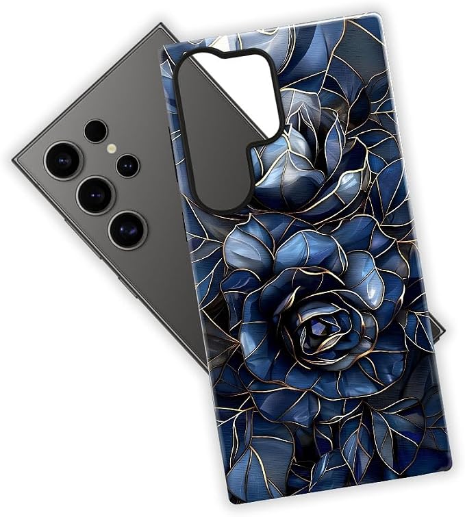 Rose Floral Stained Glass