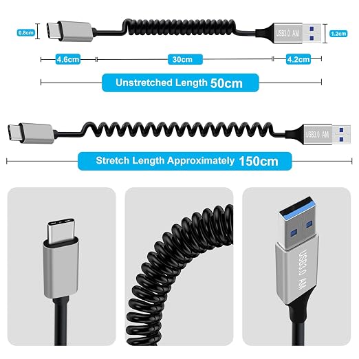 USB A to C