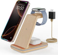 3 in 1 Wireless Charging Wireless Charger Stand for Multiple Apple Devices Wireless Charger for iPhone 17 16 15 14 13 12 11 Pro Max XS XR 8 Apple Watch 11 9 8 7 6 SE 5 4 3 2 AirPods 3/2/Pro