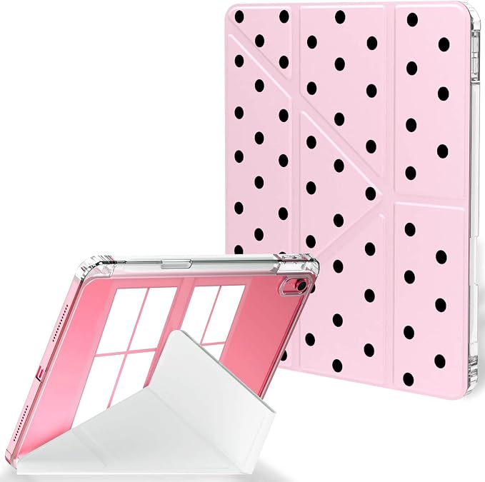Pink Black Polka Dot