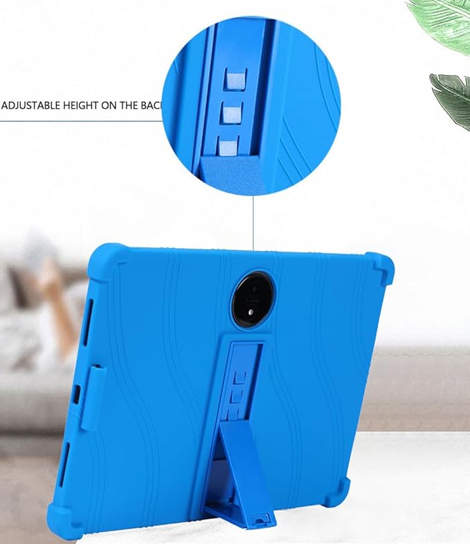 Case for TCL NXTPAPER 14 Android Tablet 14.3 Inch Soft Silicone Heavy Protective Cover with Adjustable Kickstand Stylus Holder Purple