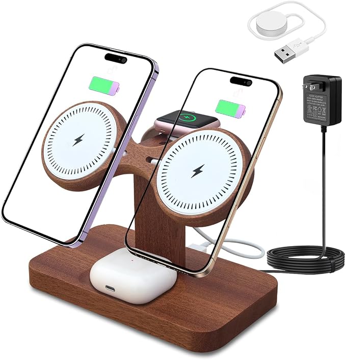 With Apple watch charger